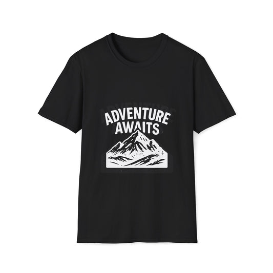 Adventure Awaits T-Shirt – Mental Health Awareness Quote Tee