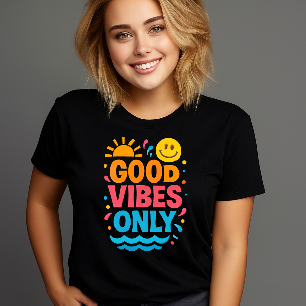 Good Vibes Only Colour - Positivity Prints