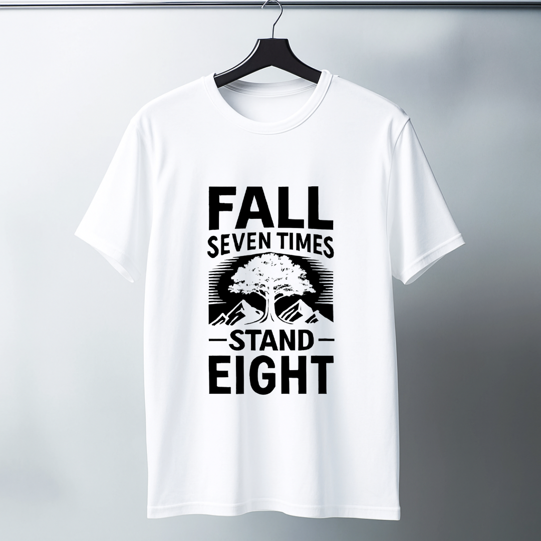 Fall Seven Times Stand Eight - Positivity Prints