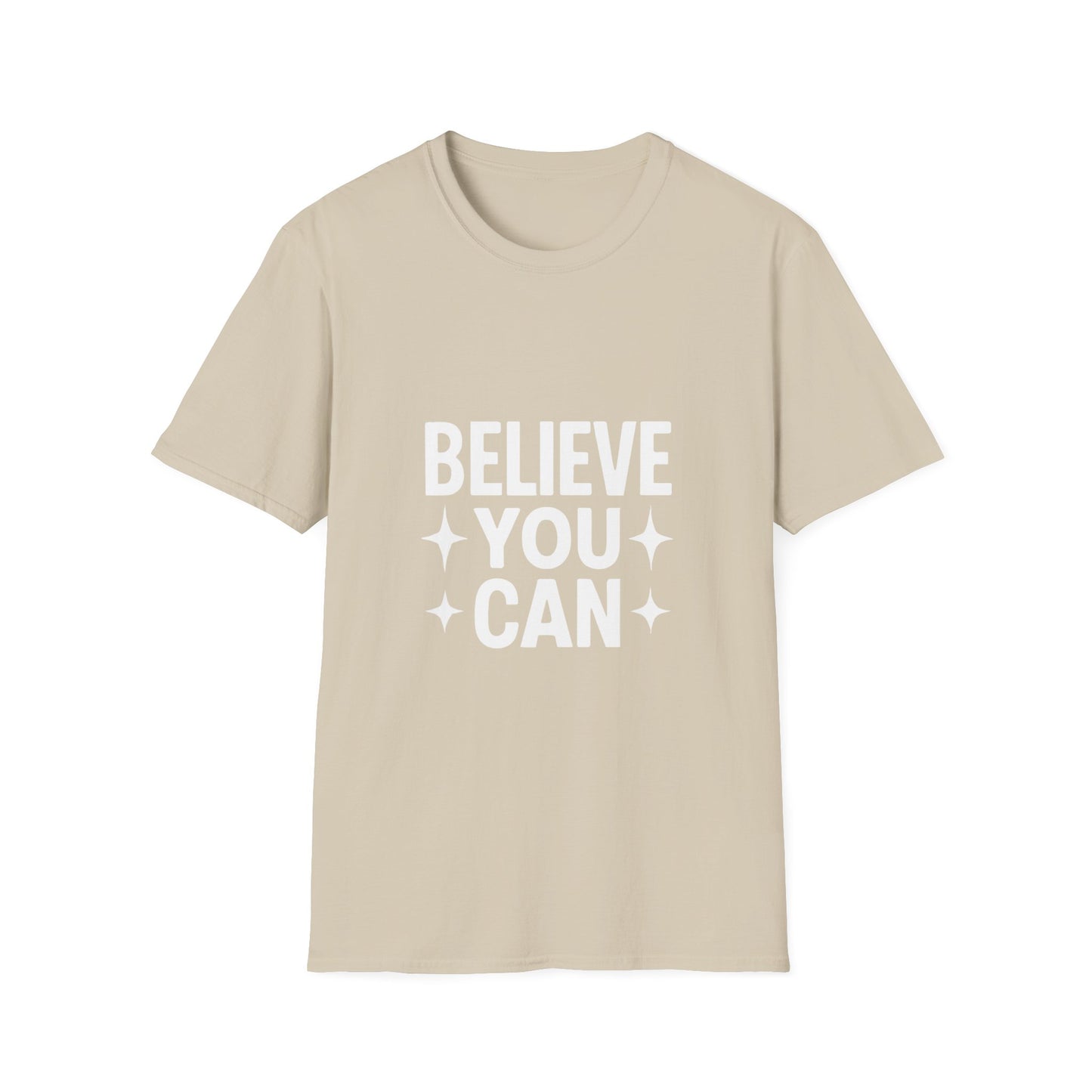 Believe You Can T-Shirt – Self Belief Motivational Quote Tee