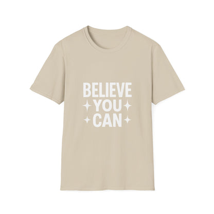 Believe You Can T-Shirt – Self Belief Motivational Quote Tee
