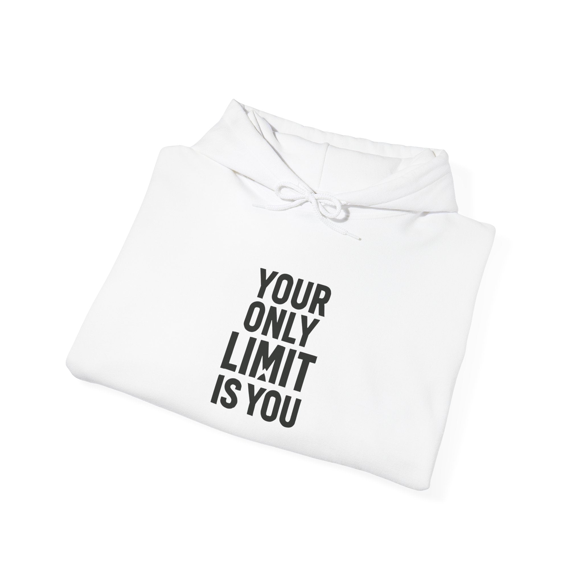 Motivational Hoodie — "Your Only Limit Is You" Inspirational Pullover - Positivity Prints