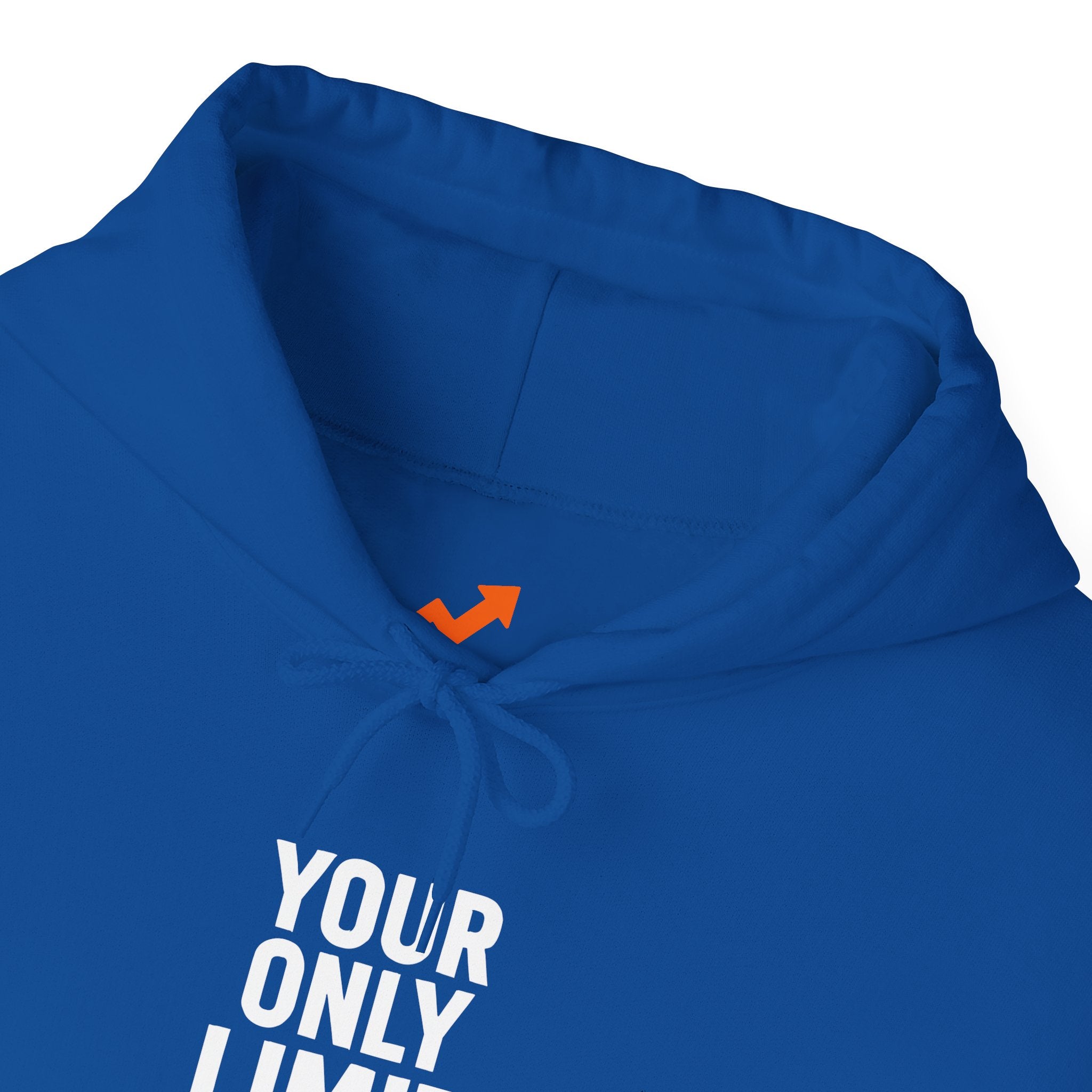 Motivational Hoodie — "Your Only Limit Is You" Inspirational Pullover - Positivity Prints