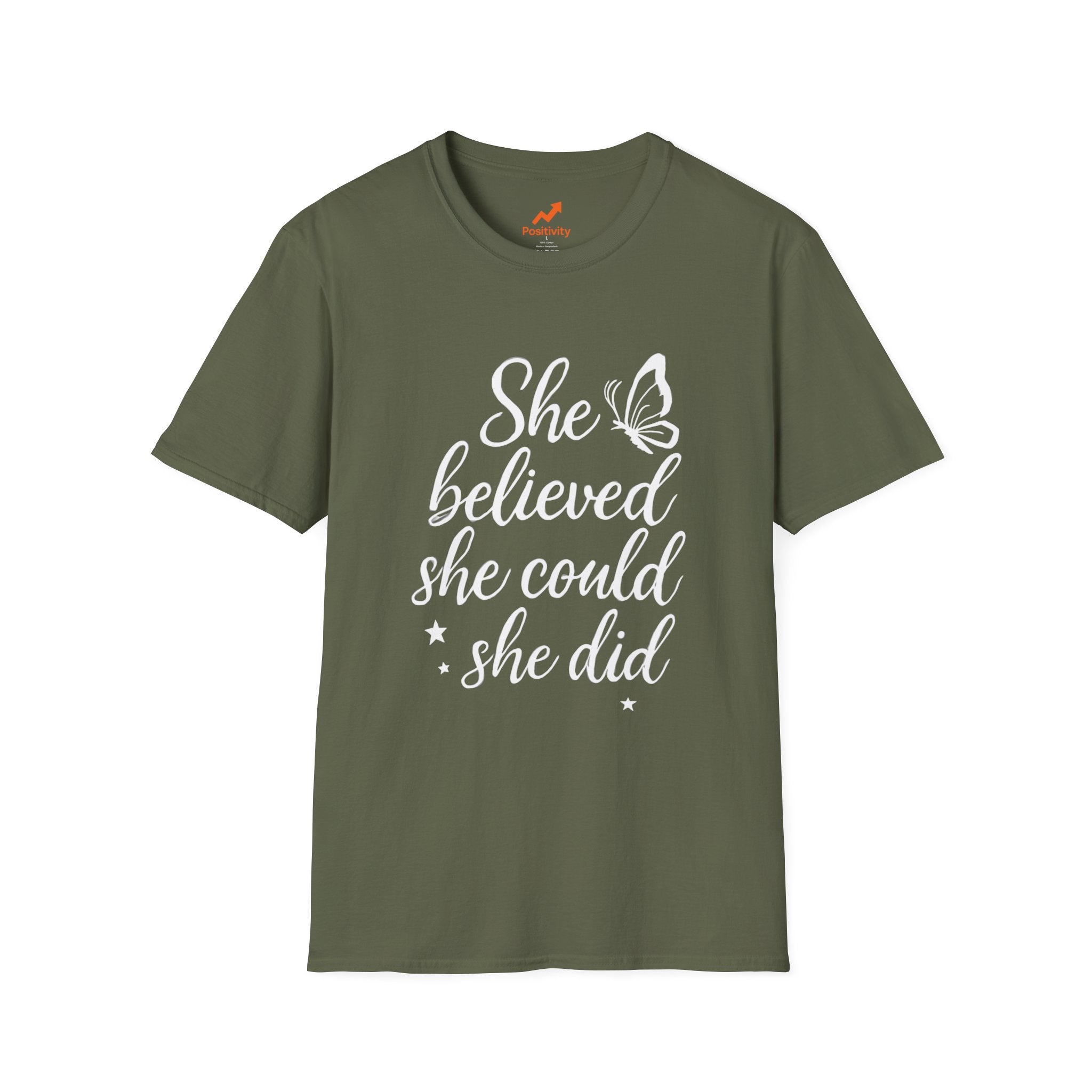 She Believed She Could So She Did it - Positivity Prints