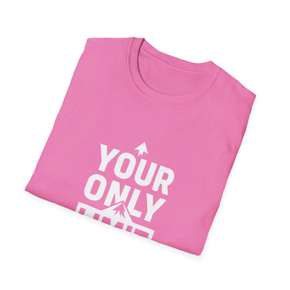 Your Only Limit Is You Motivational T‑Shirt – Inspirational Graphic Tee for Positive Mindset