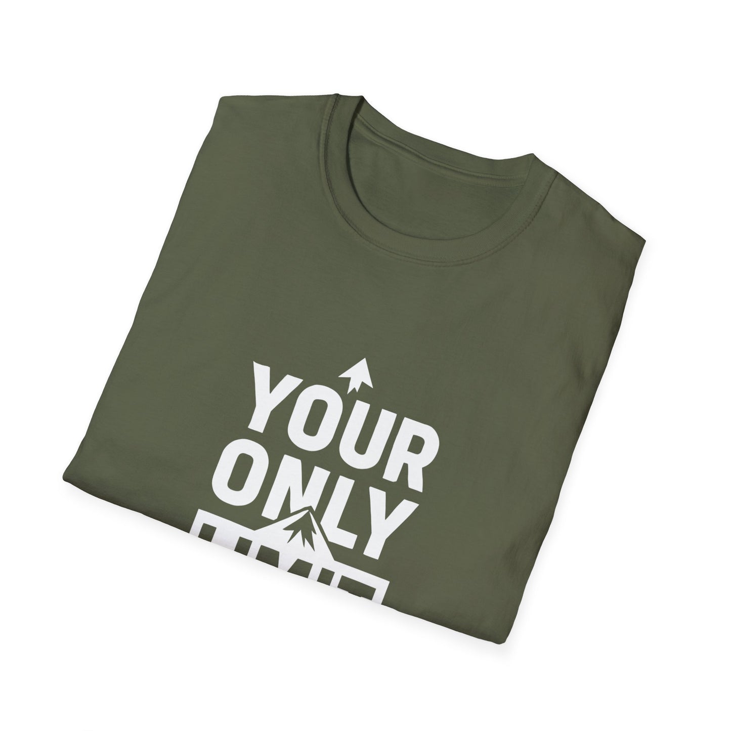 Your Only Limit Is You Motivational T‑Shirt – Inspirational Graphic Tee for Positive Mindset