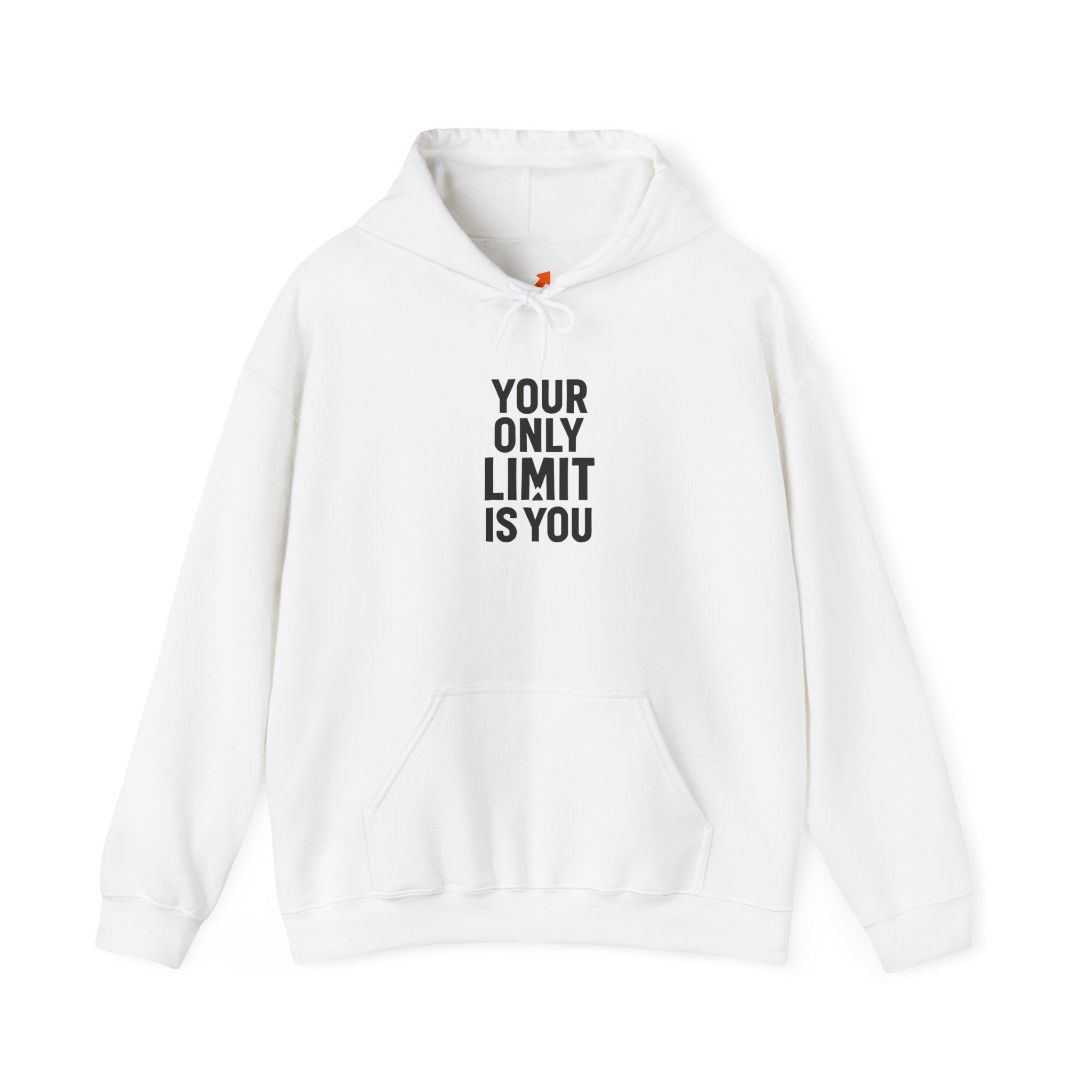 Motivational Hoodie — "Your Only Limit Is You" Inspirational Pullover - Positivity Prints