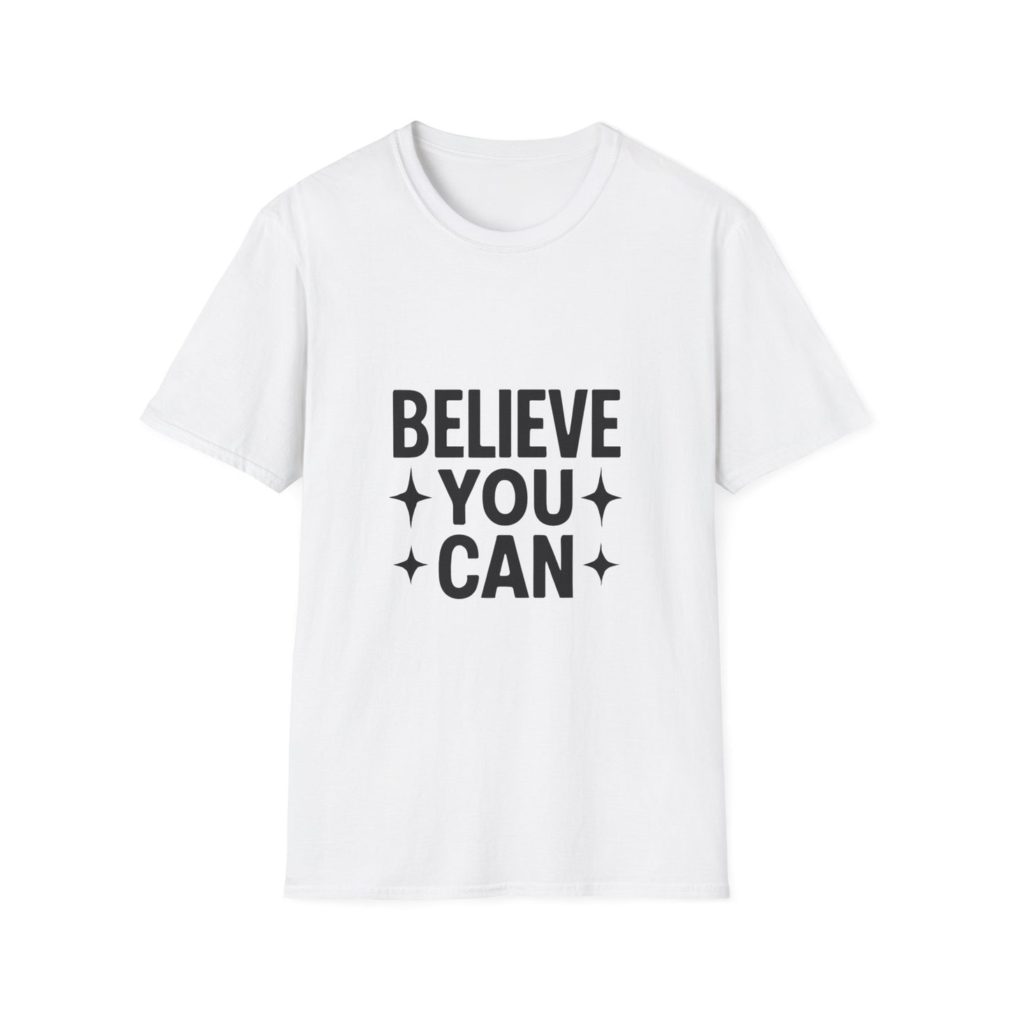 Believe You Can T-Shirt – Self Belief Motivational Quote Tee
