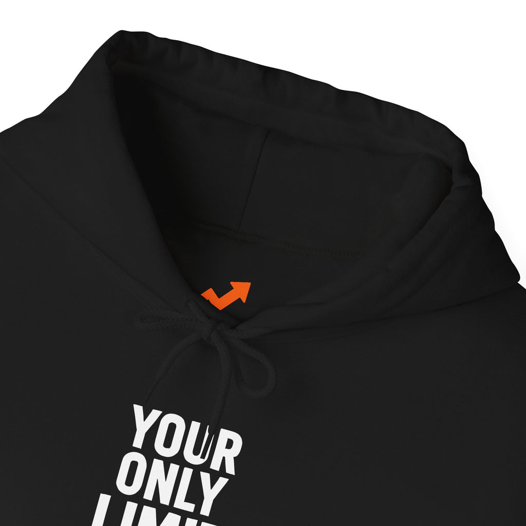 Motivational Hoodie — "Your Only Limit Is You" Inspirational Pullover - Positivity Prints