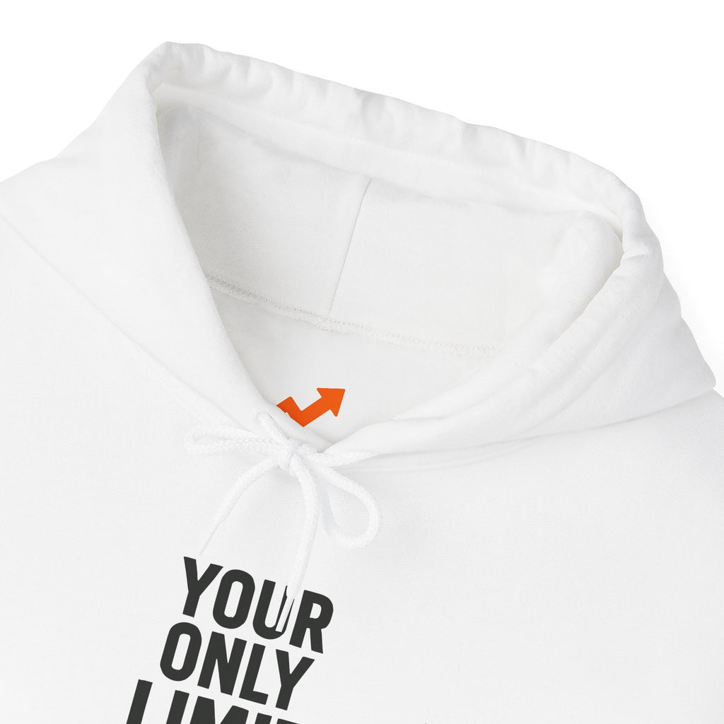 Motivational Hoodie — "Your Only Limit Is You" Inspirational Pullover - Positivity Prints