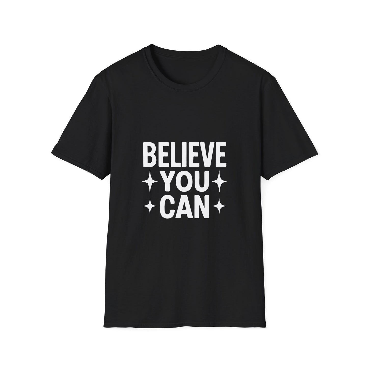 Believe You Can T-Shirt – Self Belief Motivational Quote Tee