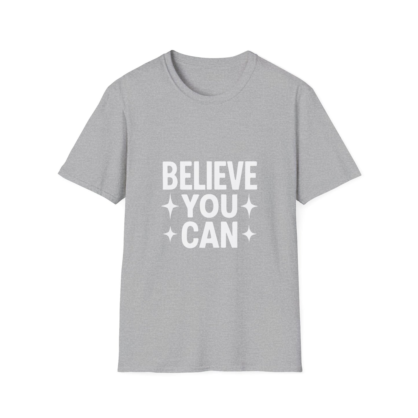 Believe You Can T-Shirt – Self Belief Motivational Quote Tee