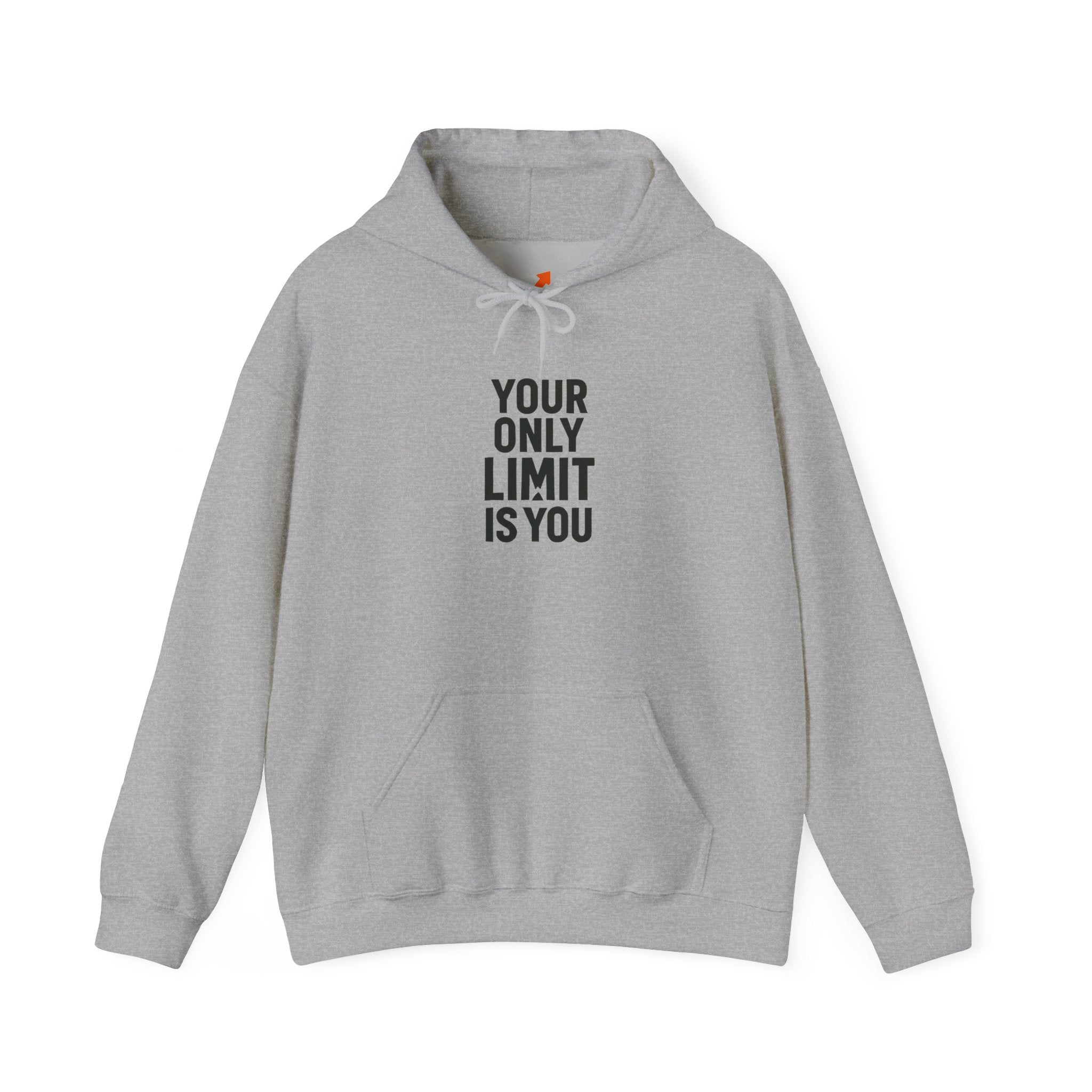 Motivational Hoodie — "Your Only Limit Is You" Inspirational Pullover - Positivity Prints