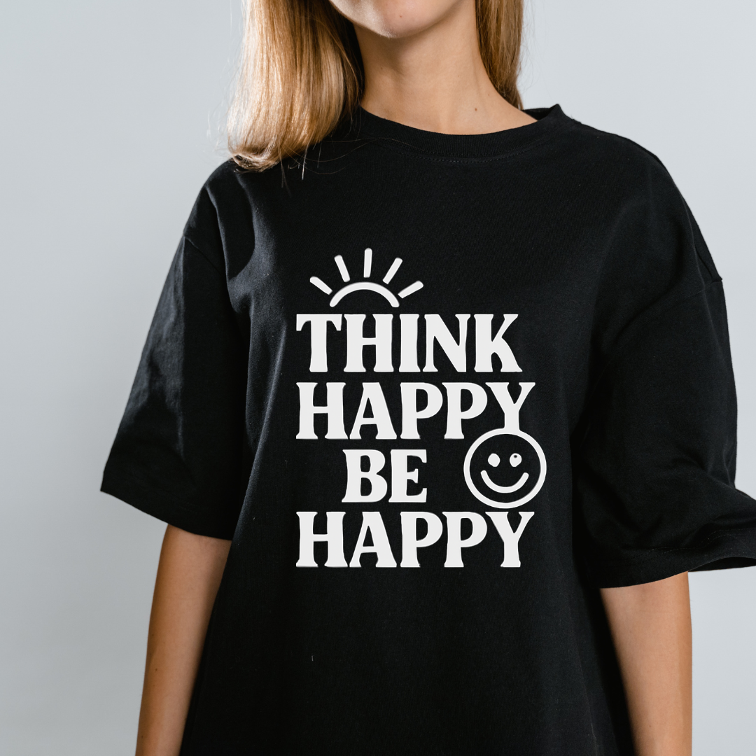 Think Happy Be Happy - Positivity Prints