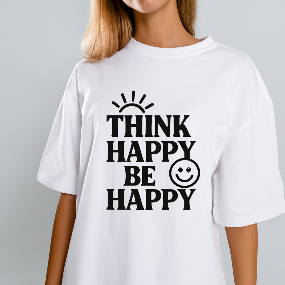 Think Happy Be Happy - Positivity Prints